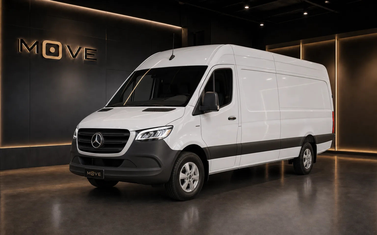 מרצדס מרצדס eSprinter (eספרינטר ואן חשמלי) 420 L3 (113 קוט"ש) — לבן